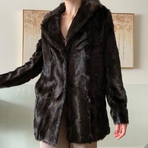 Zara faux fur jacket